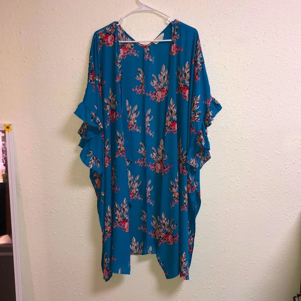 Womens Floral Duster